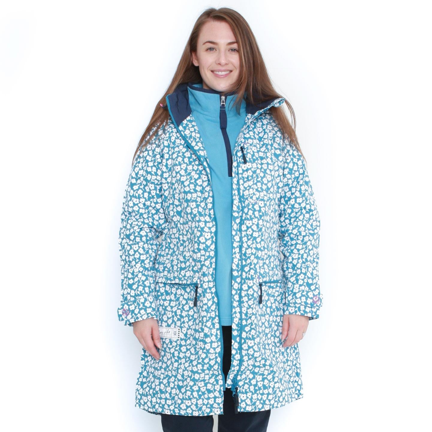 LJ67P - Ladies Longline Waterproof Coat - Buttercup