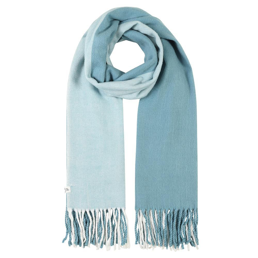 Blue and sale white blanket scarf