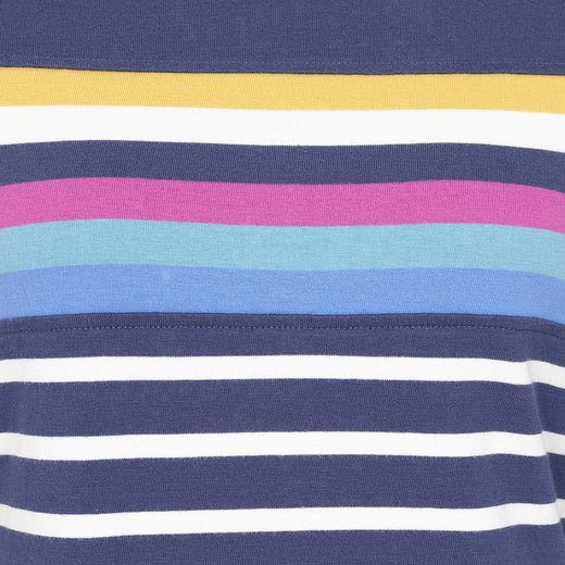 LJ239 - Striped T-Shirt Dress - Prism