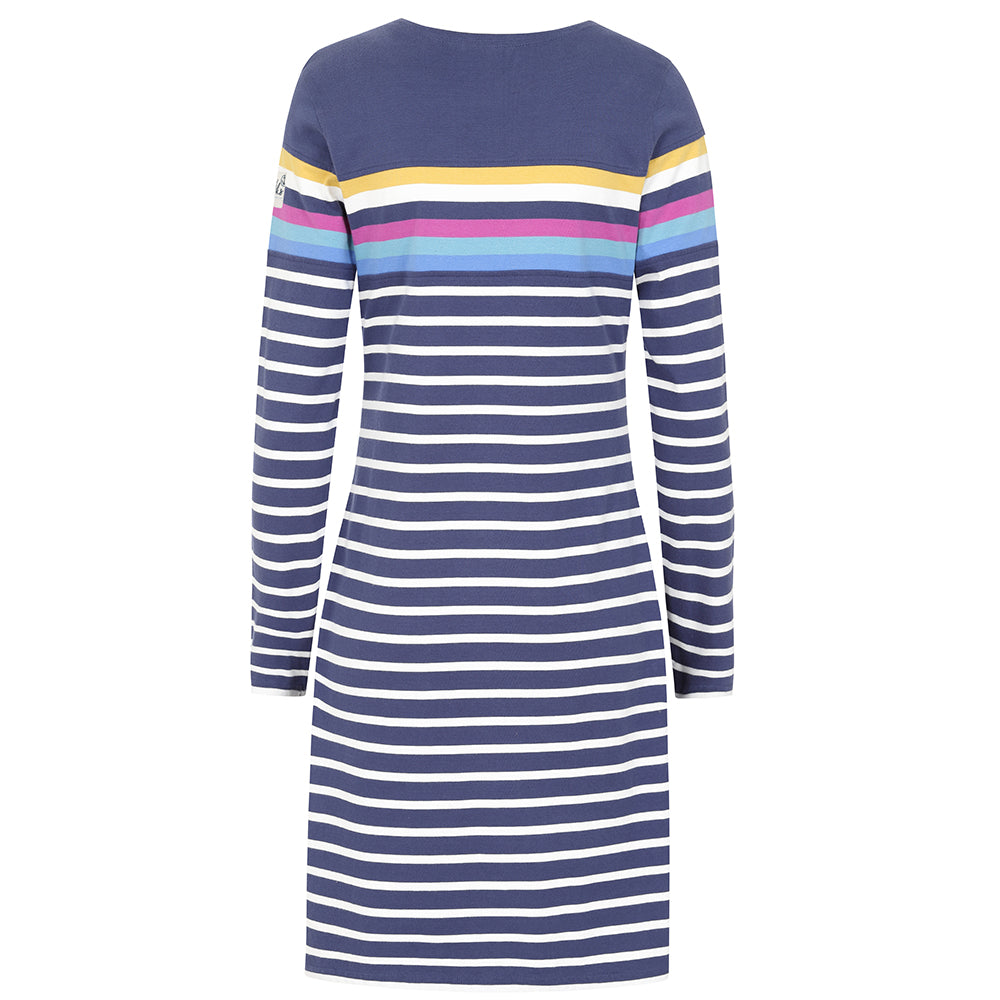 LJ239 - Striped T-Shirt Dress - Prism
