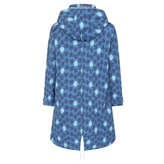 LJ67P - Printed Long Waterproof Coat - Autumn