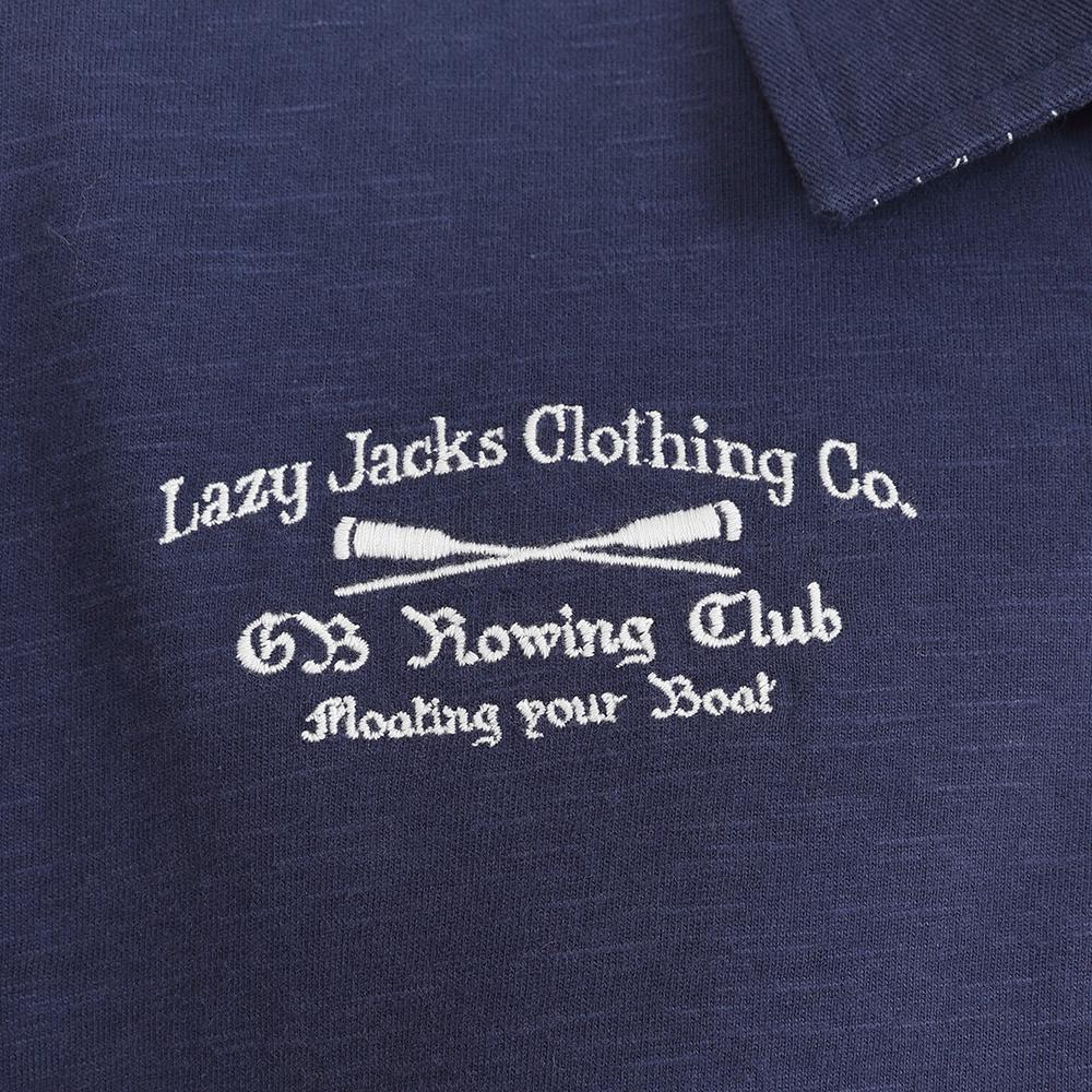 LJ76 Rugby Shirt Marine Lazy Jacks