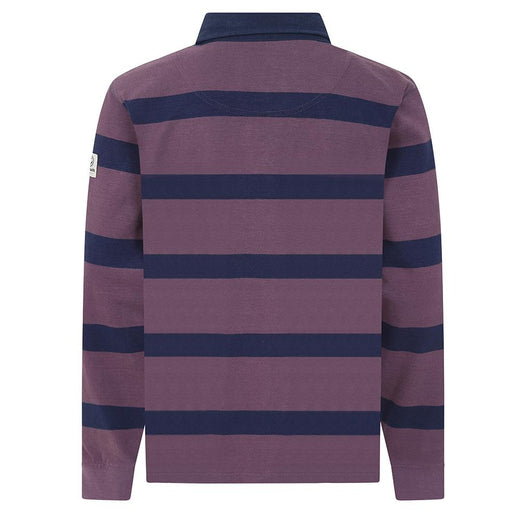 LJ78C - Striped Rugby Shirt - Grape