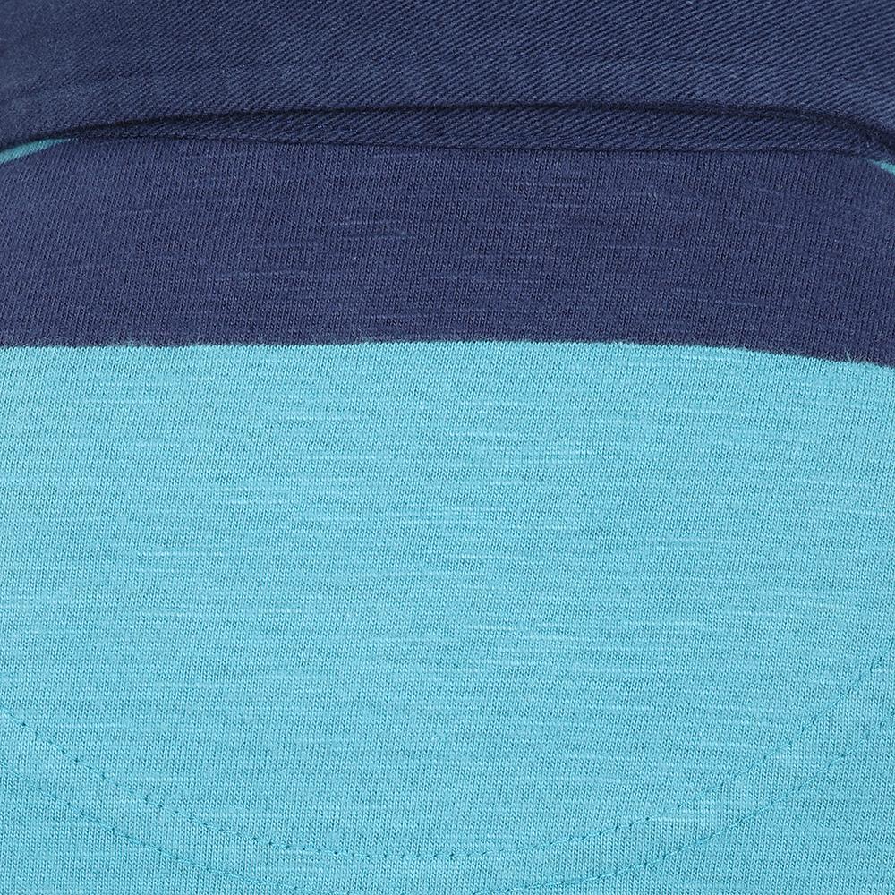 LJ78C - Striped Rugby Shirt - Teal