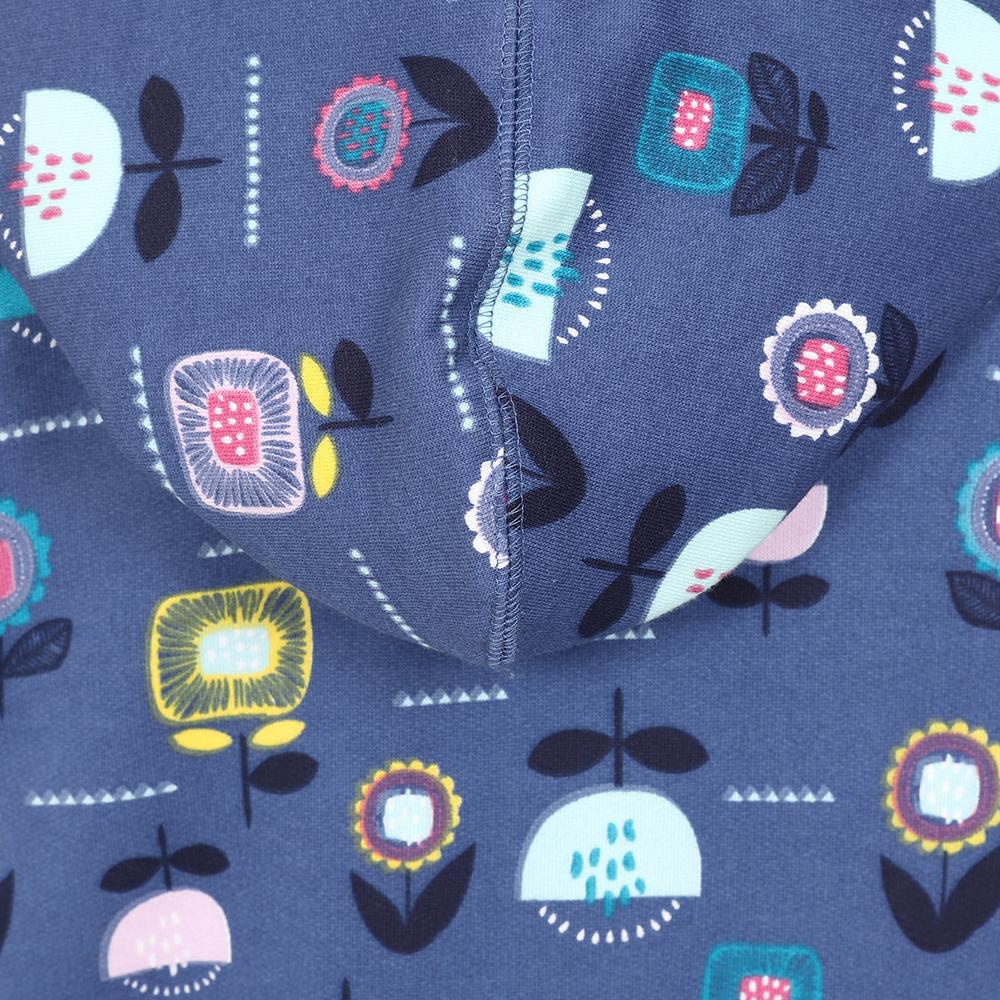 LJ92C - Printed Hooded Sweatshirt - Flower
