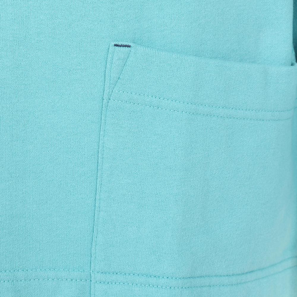 LJ94 - Plain Roll Neck Sweatshirt - Ocean