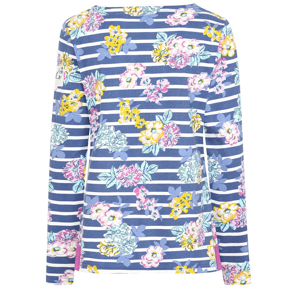 LJ97P - Printed Breton Top - Fleur