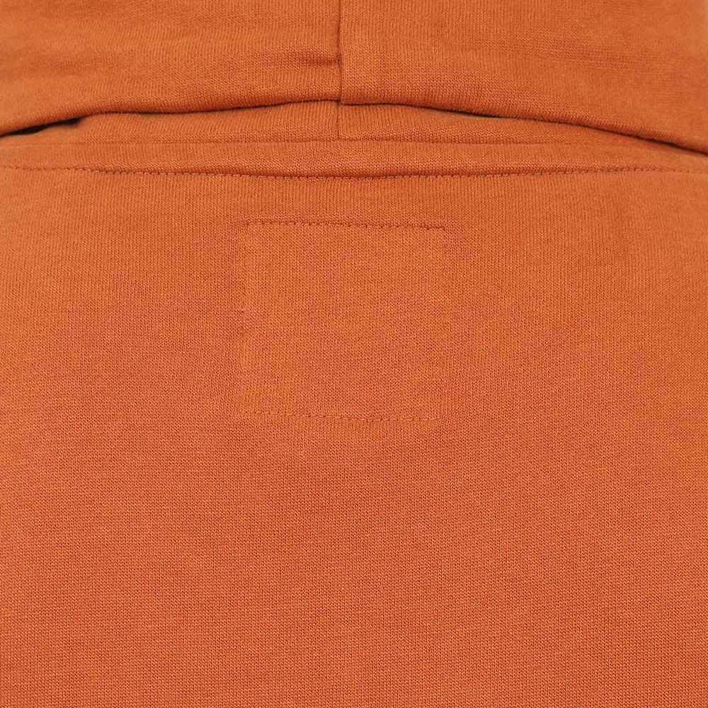 LJ99 - High Neck Sweatshirt With Pockets - Rust
