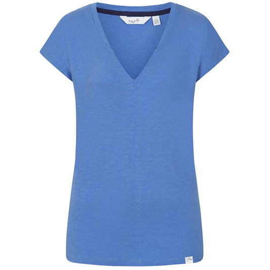 LJ156 - Ladies V Neck Tee - Sapphire