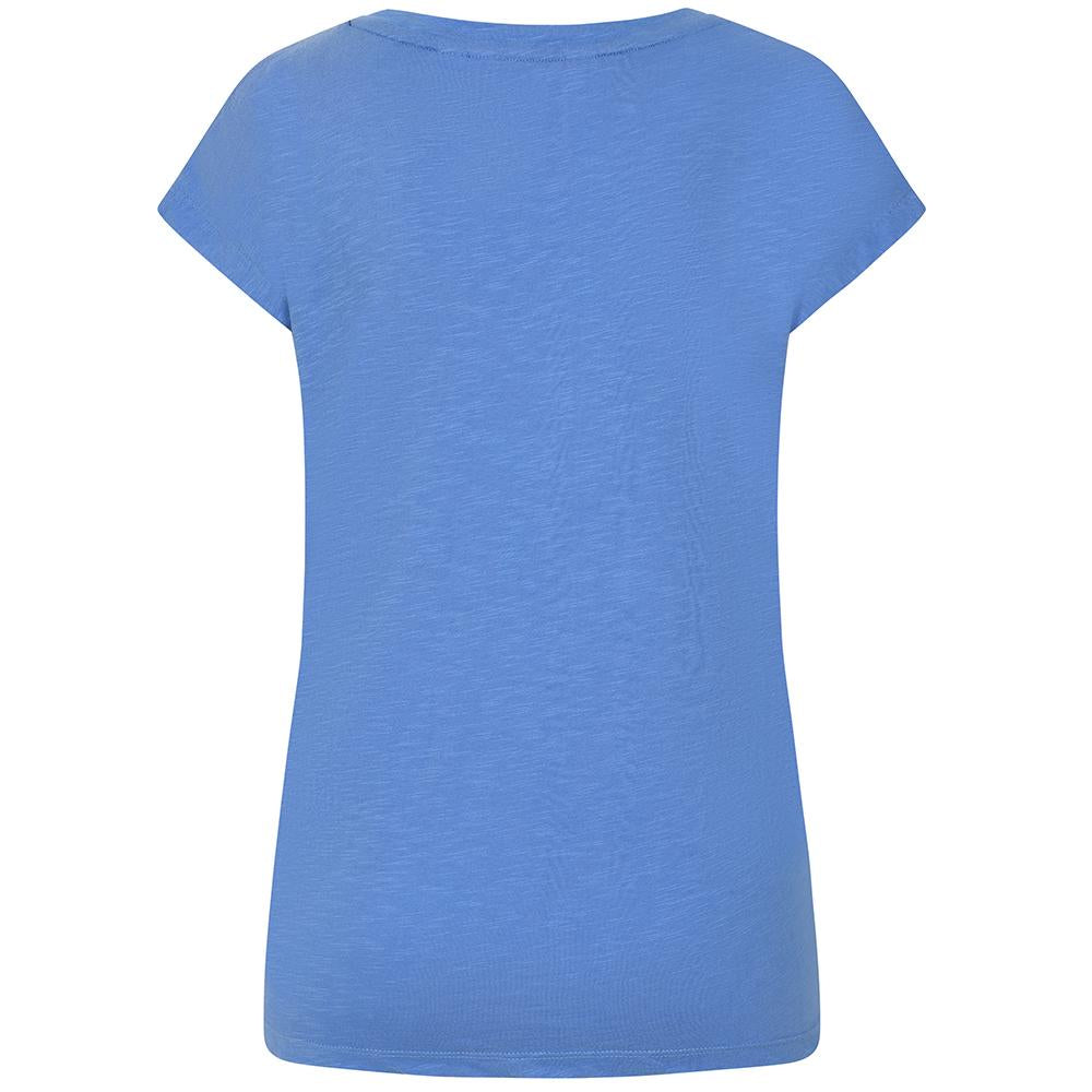 LJ156 - Ladies V Neck Tee - Sapphire