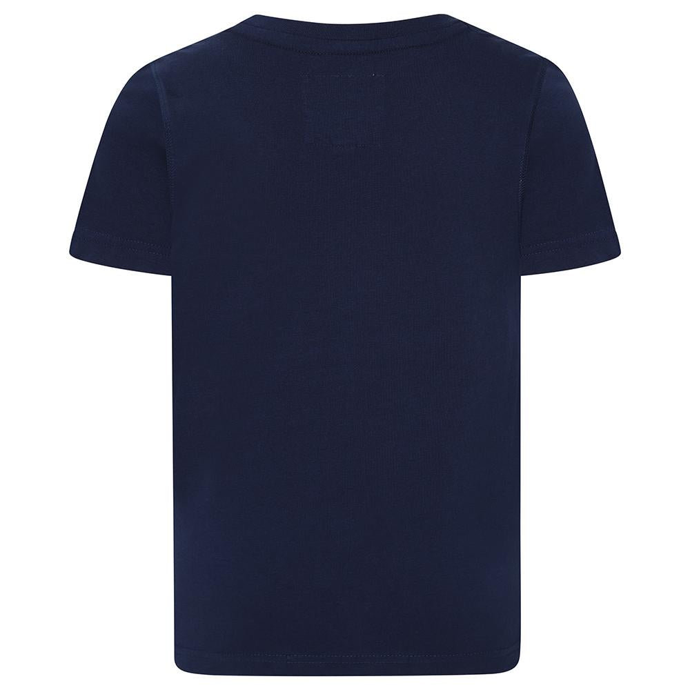 LJ15C - Boys Printed Tee - Marine
