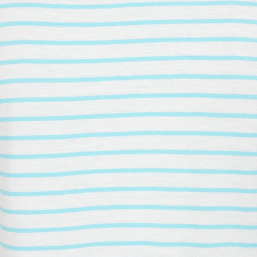 LJ162 - Ladies Striped Roll Sleeve Tee - Spearmint