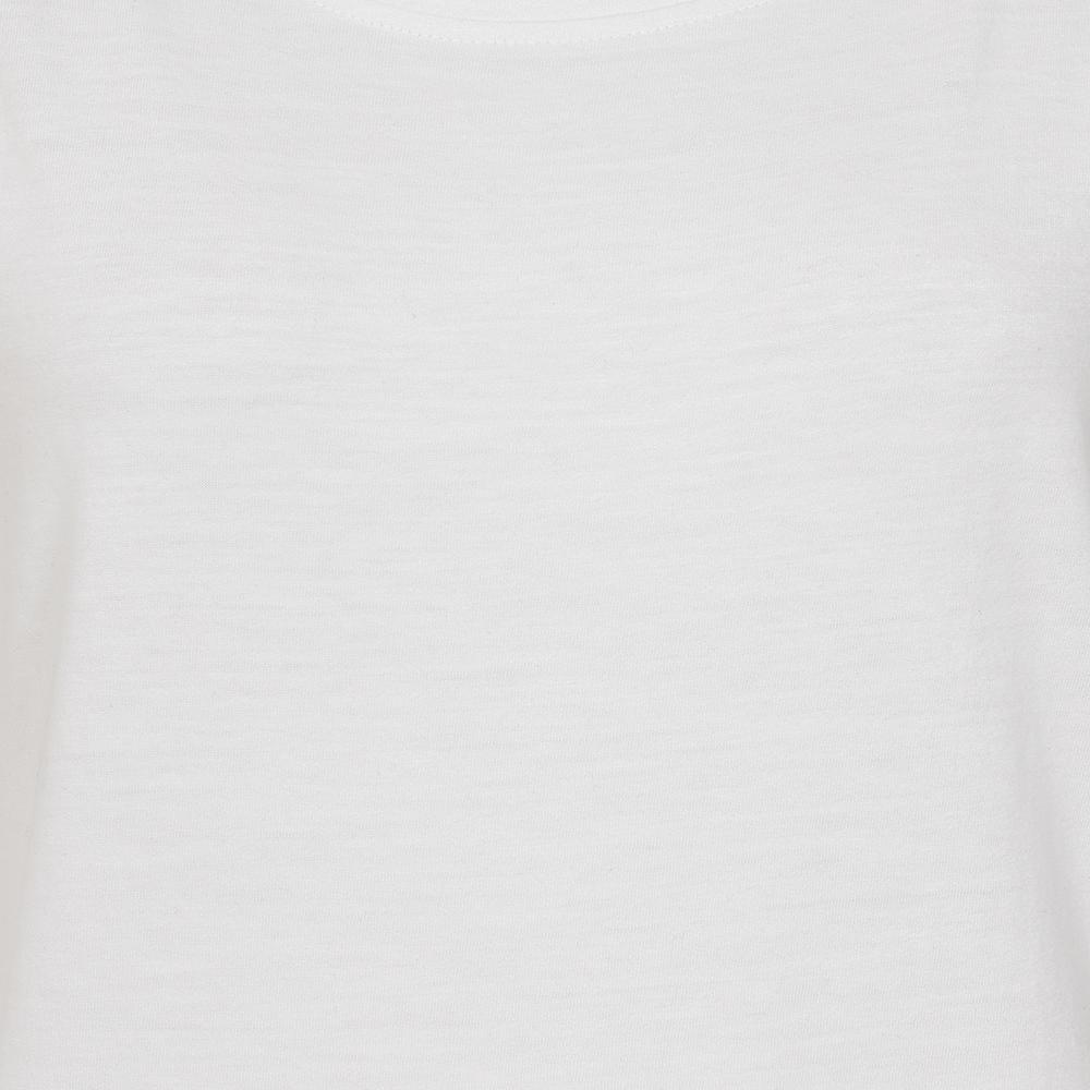 LJ163 - Ladies Roll Sleeve Tee - White