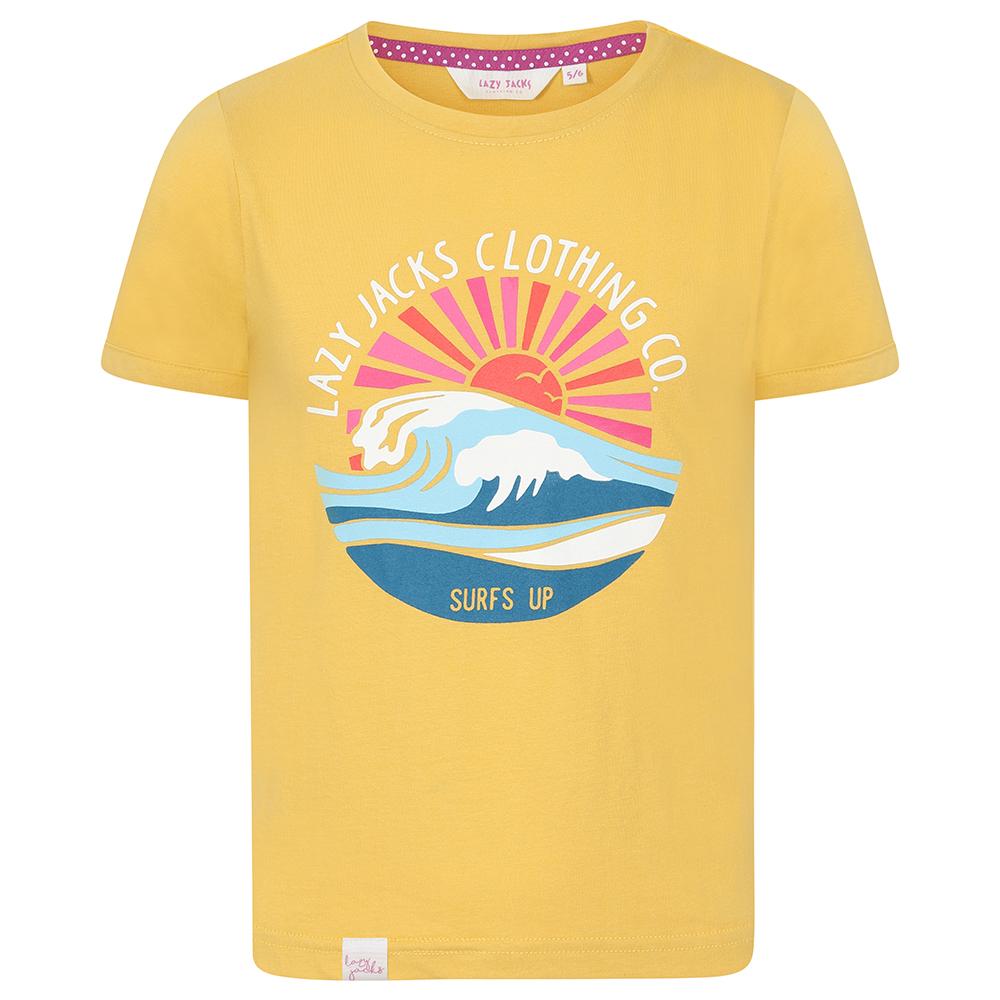 LJ208C - Girls Graphic Tee - Lemon