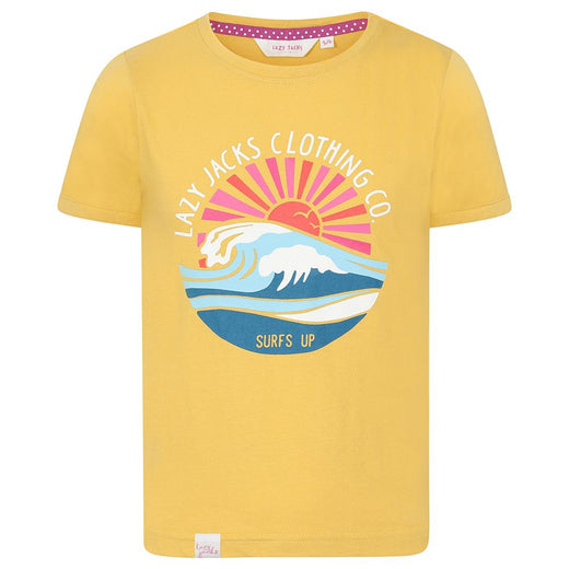 LJ208C - Girls Graphic Tee - Lemon