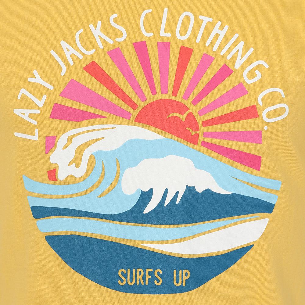 LJ208C - Girls Graphic Tee - Lemon