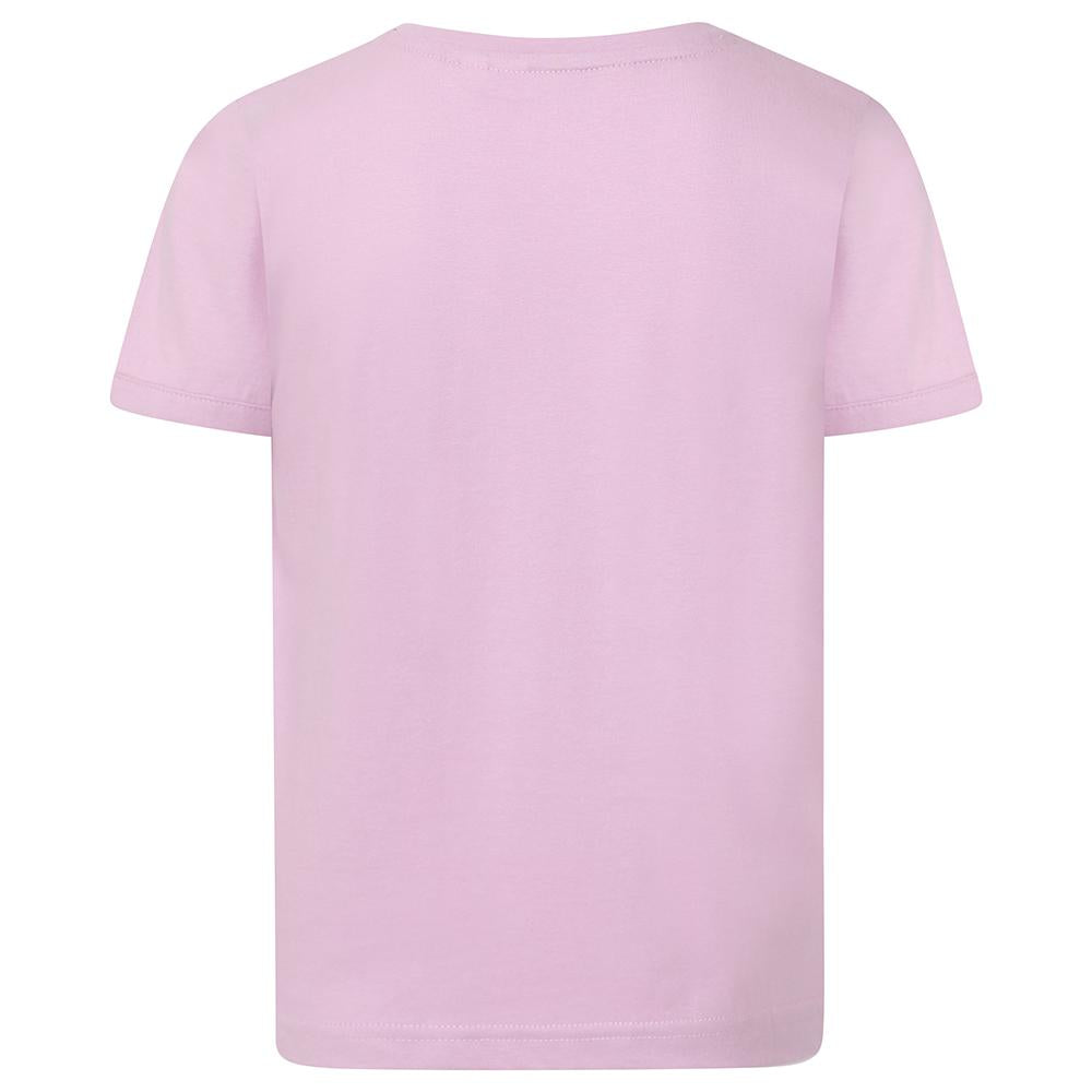 LJ208C - Girls Graphic Tee - Pink