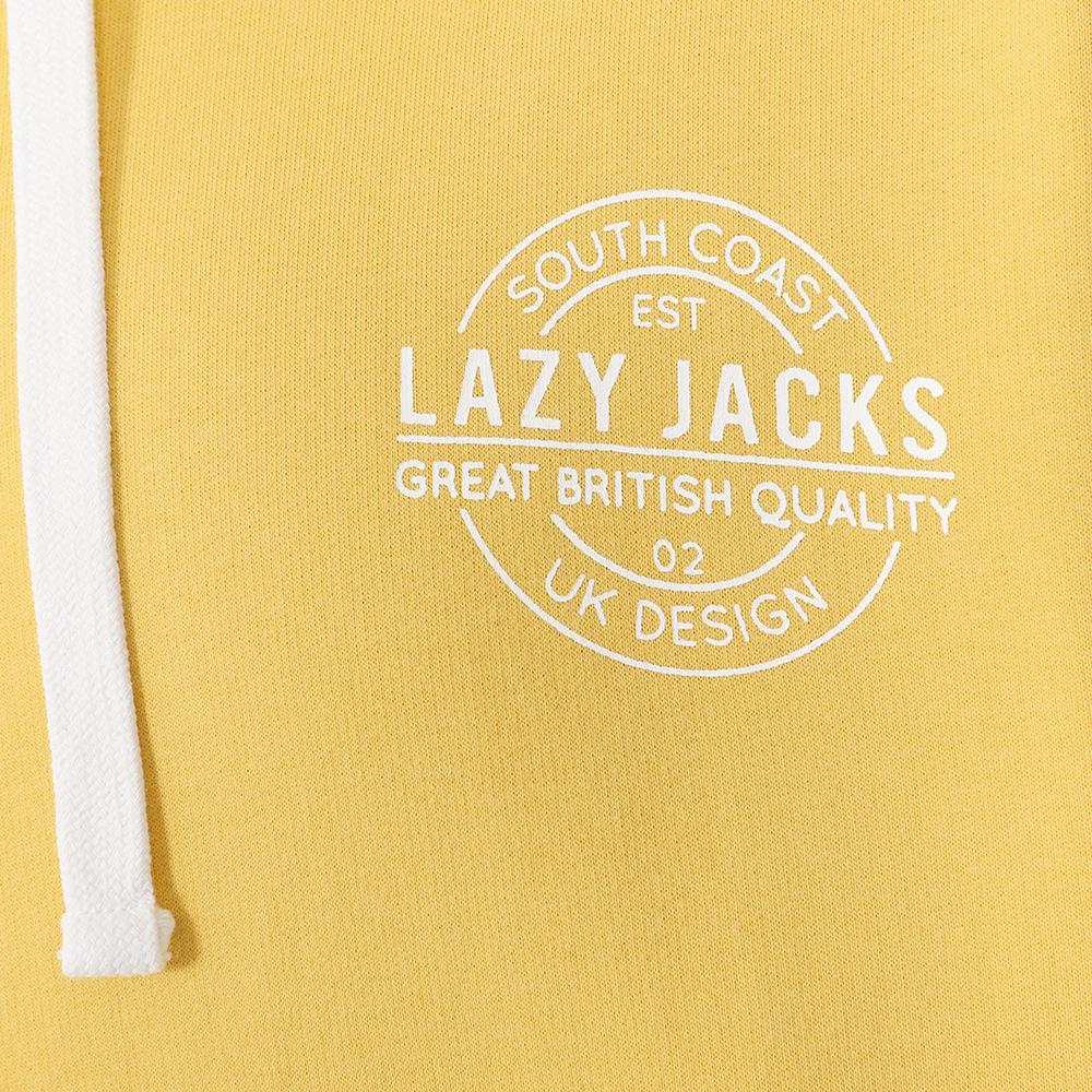 LJ21 - Mens Hooded Sweatshirt - Lemon
