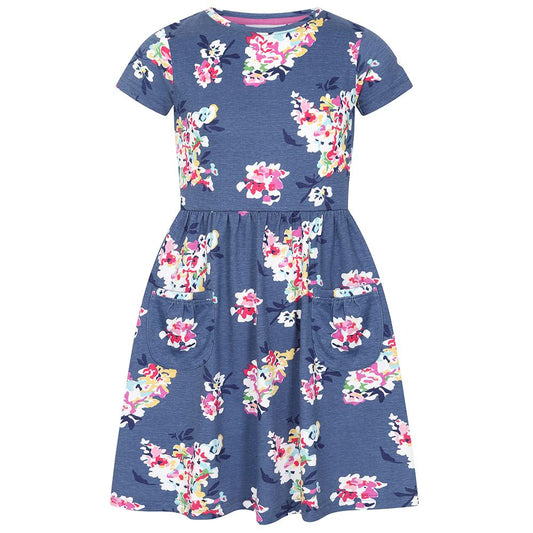 LJ375C - Girls Printed Dress - Wildflower