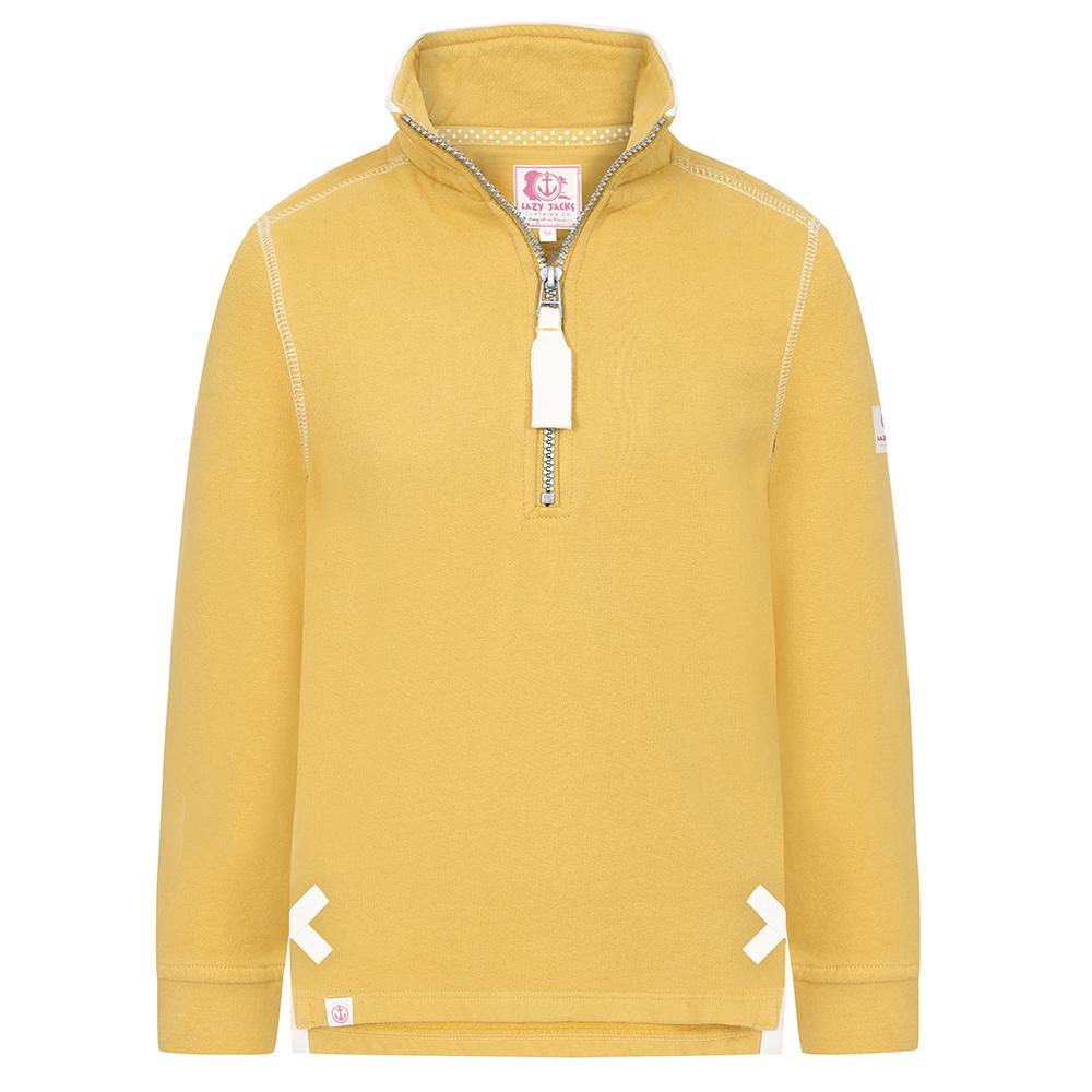 LJ3C - Girl's 1/4 Zip Sweatshirt - Heather