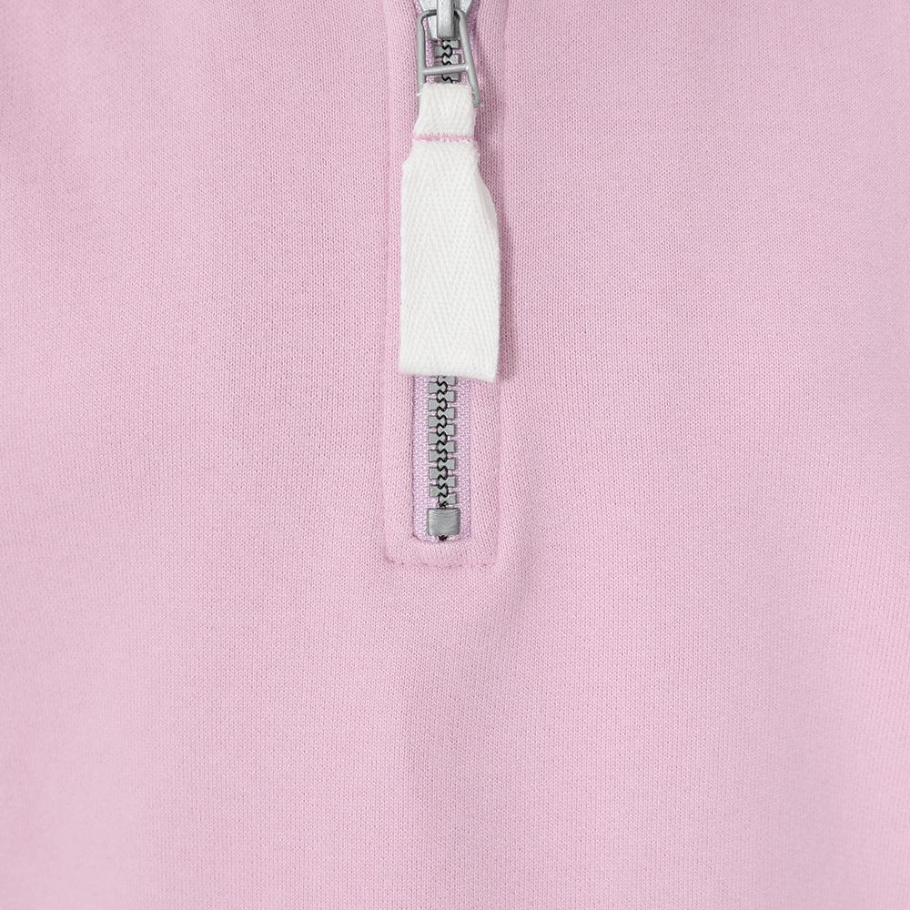 LJ3C - Girl's 1/4 Zip Sweatshirt - Pink