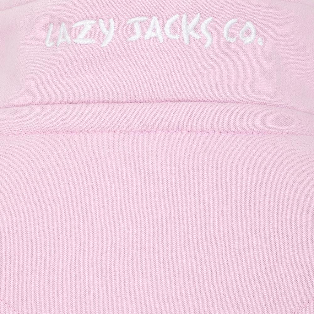 LJ3C - Girl's 1/4 Zip Sweatshirt - Pink