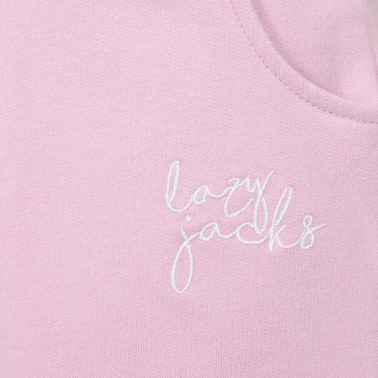 LJ55C - Girl's Sweat Shorts - Pink