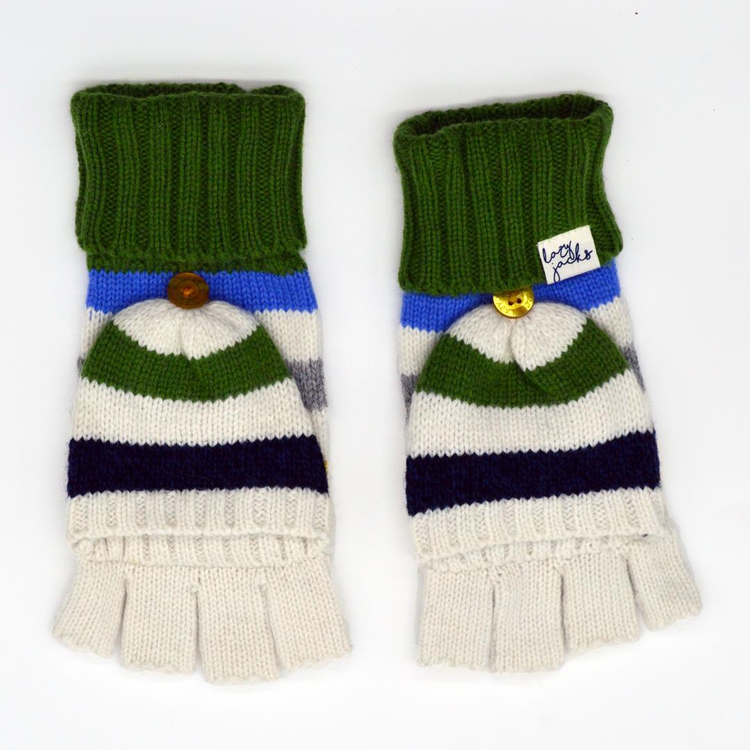 LJ74 - Knitted Mittens - Sage