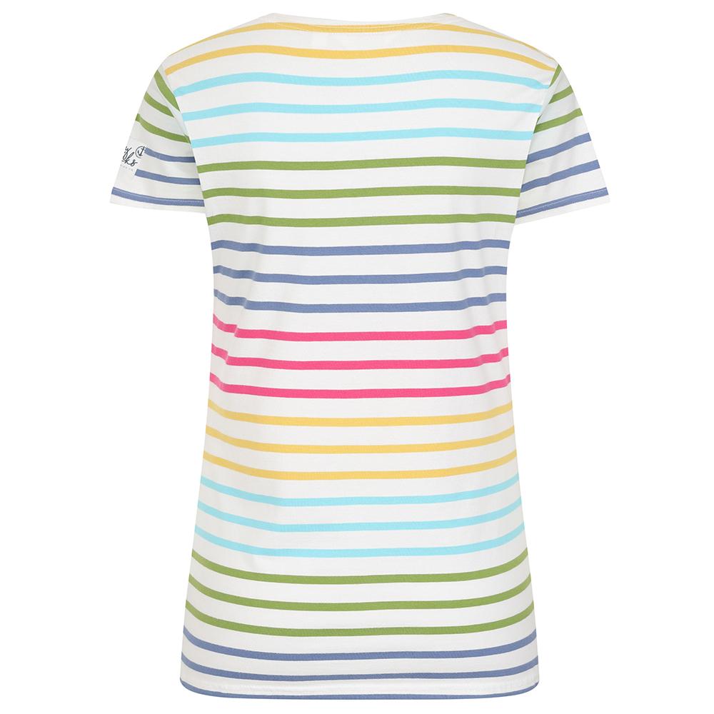 LJ8M - Ladies Short Sleeve Top - Rainbow