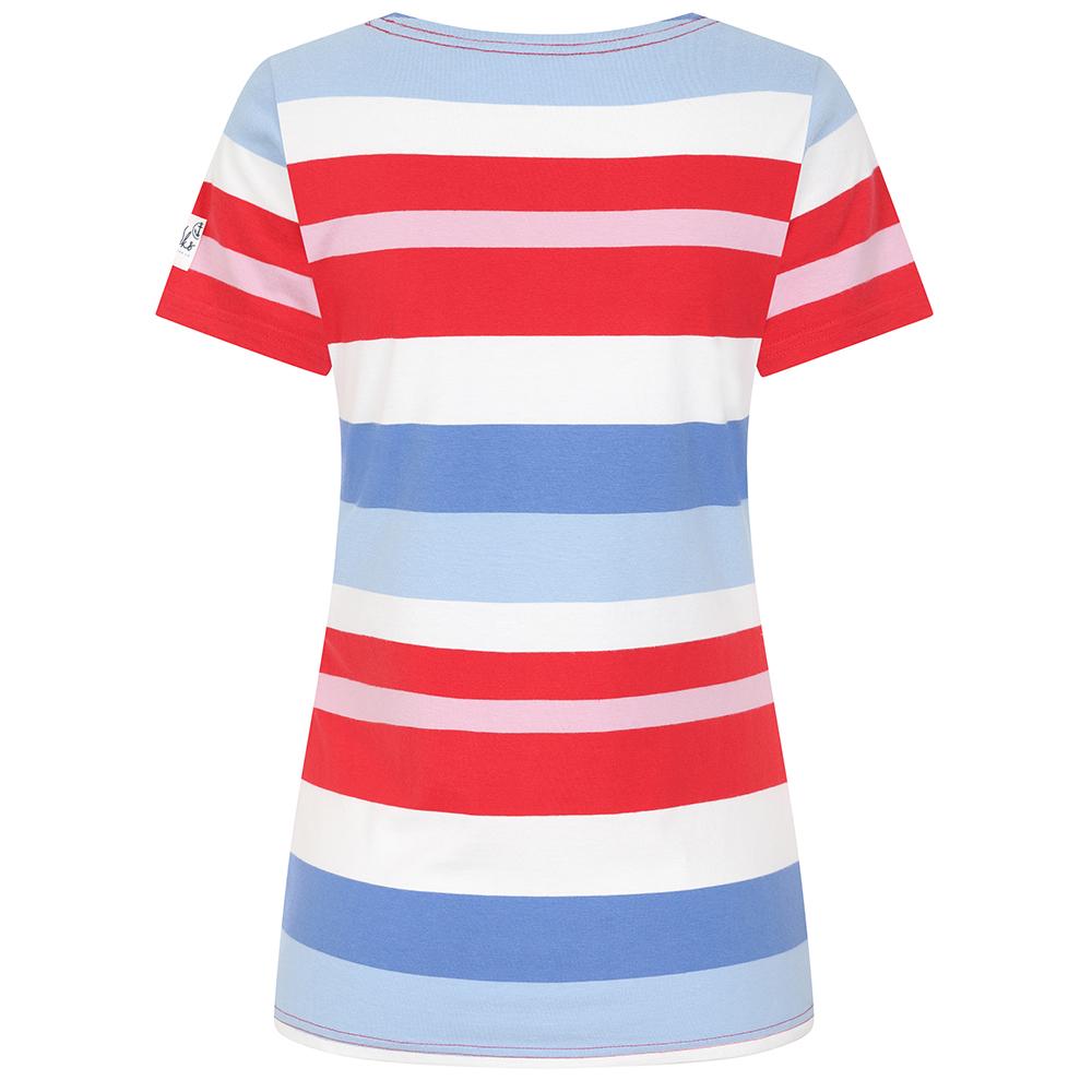 LJ8M - Short Sleeve Breton Top - Red