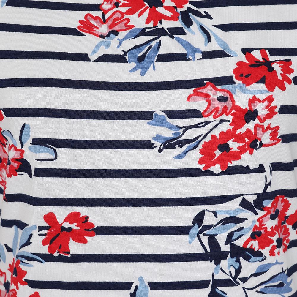LJ8P - Ladies Printed Tee - Meadow Red