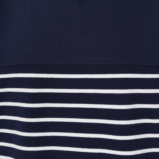 LJ91S - Striped Crew Neck Sweatshirt - Marine