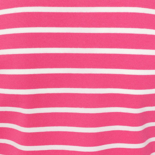 LJ97C - Girls Long Sleeve Breton Top - Sorbet