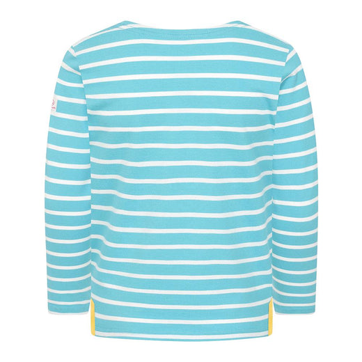 LJ97C - Long Sleeve Breton Top - Turquoise