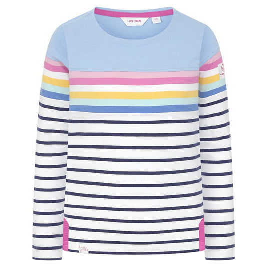 LJ97MC - Girls Long Sleeve Top - Sky