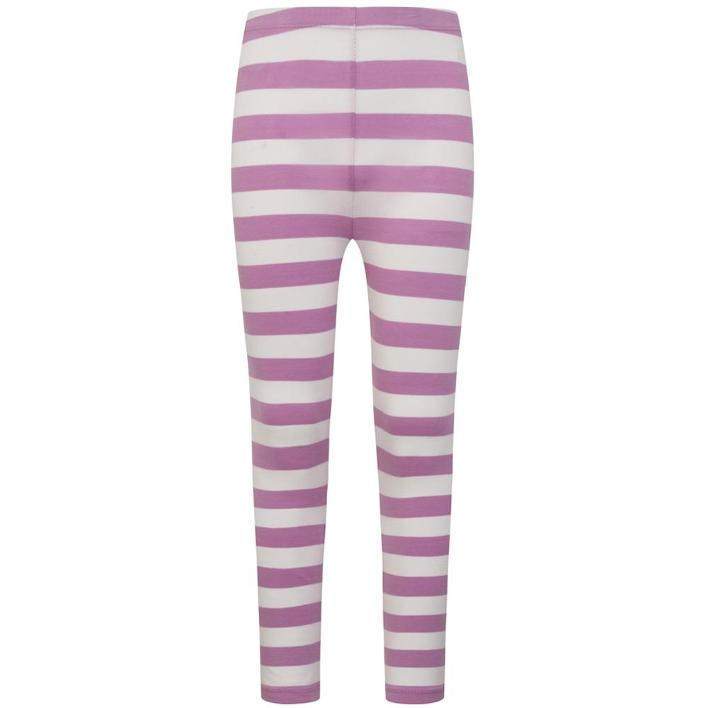 LJ145C - Jersey Leggings - Fuchsia & Cloud