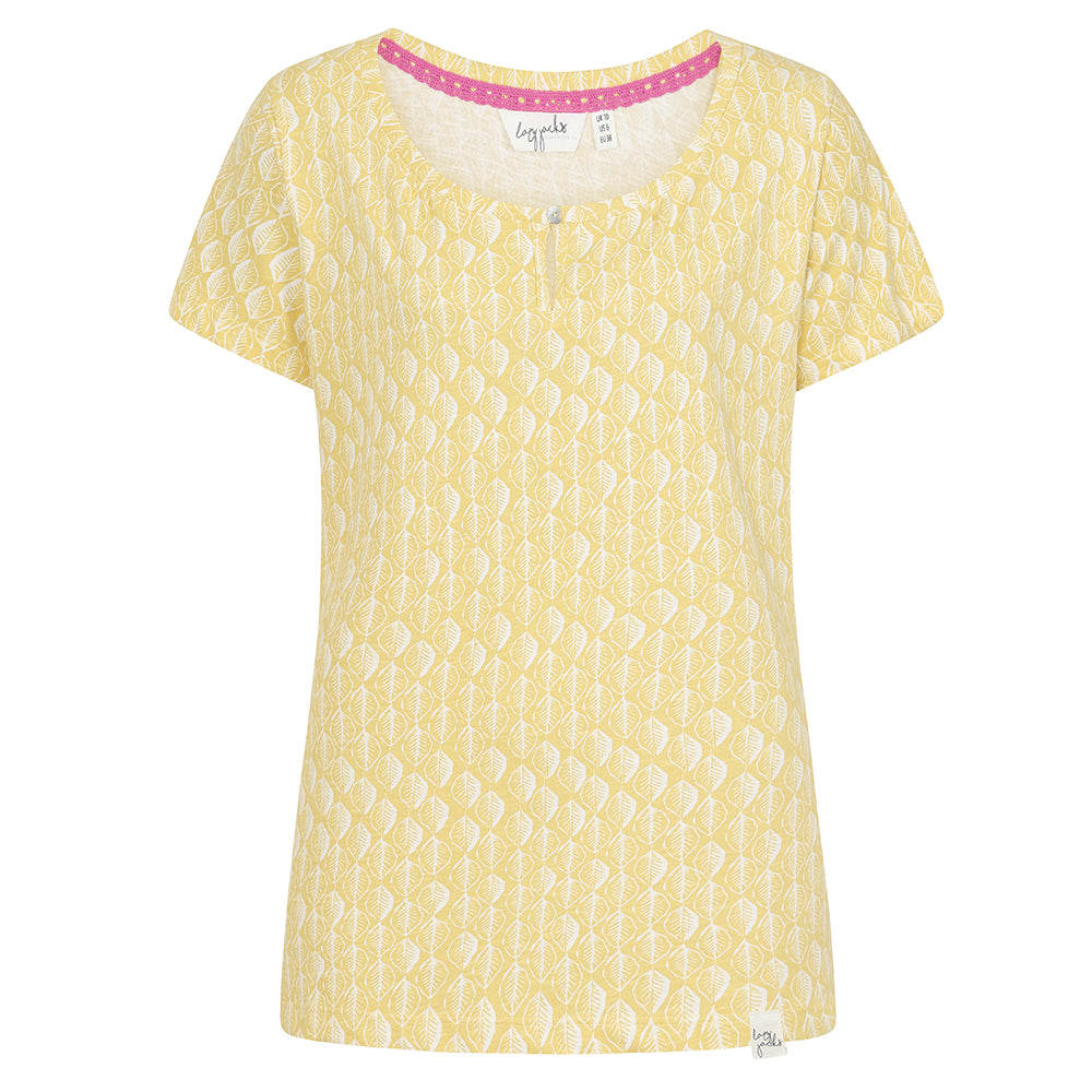 LJ146 - Printed Top - Leaf