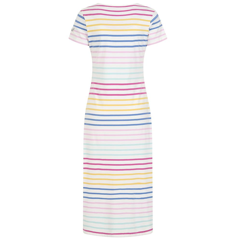 LJ150 - Long T-Shirt Dress - Rainbow