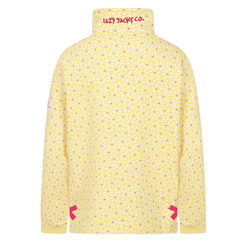 LJ3CA - Girls Printed 1/4 Zip Sweatshirt - Sunshine