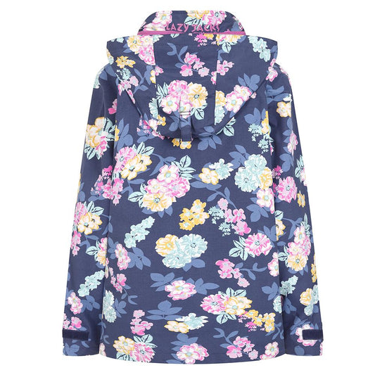 LJ45P - Short Printed Waterproof Coat - Blossom
