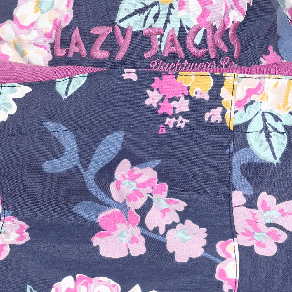 LJ45P - Short Printed Waterproof Coat - Blossom