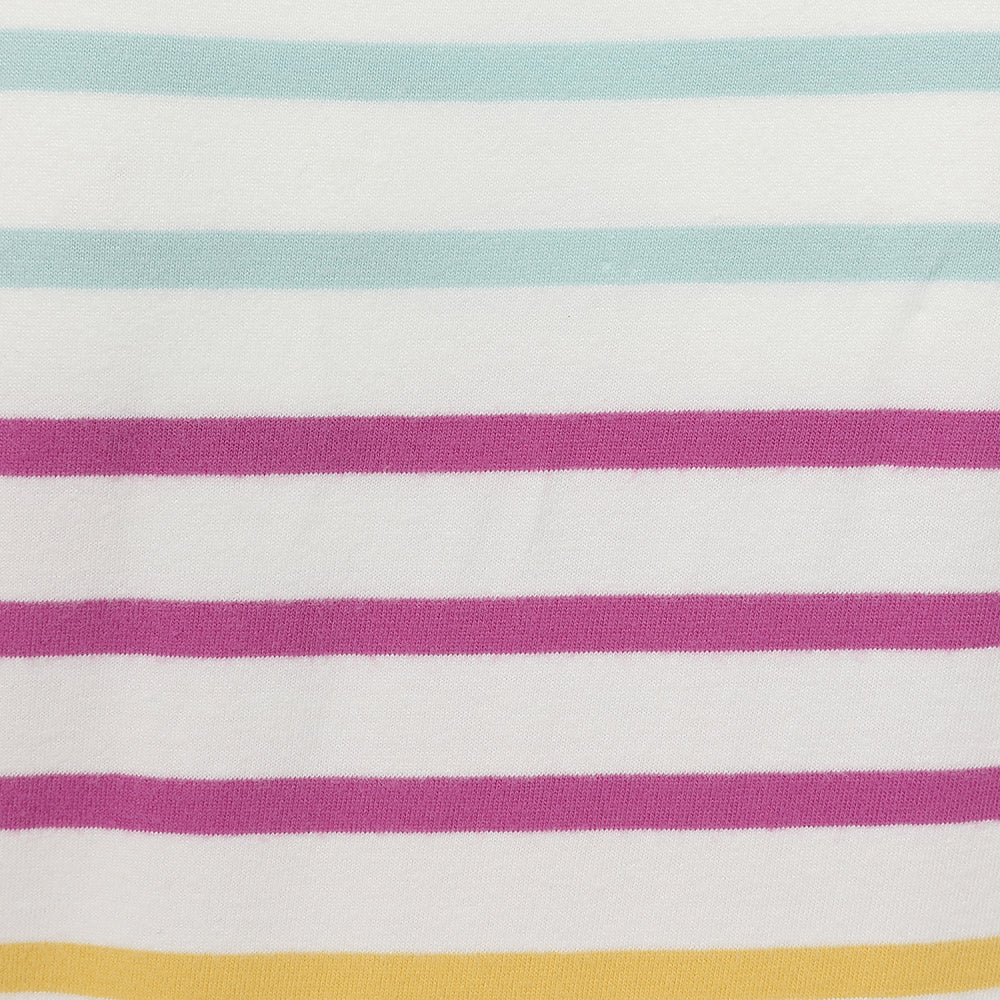 LJ97C - Long Sleeve Breton Top - Rainbow