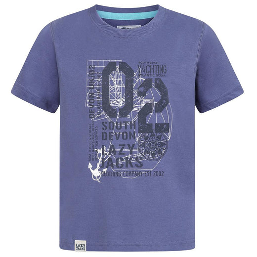 LJ15C - Boys Printed T-Shirt - Denim
