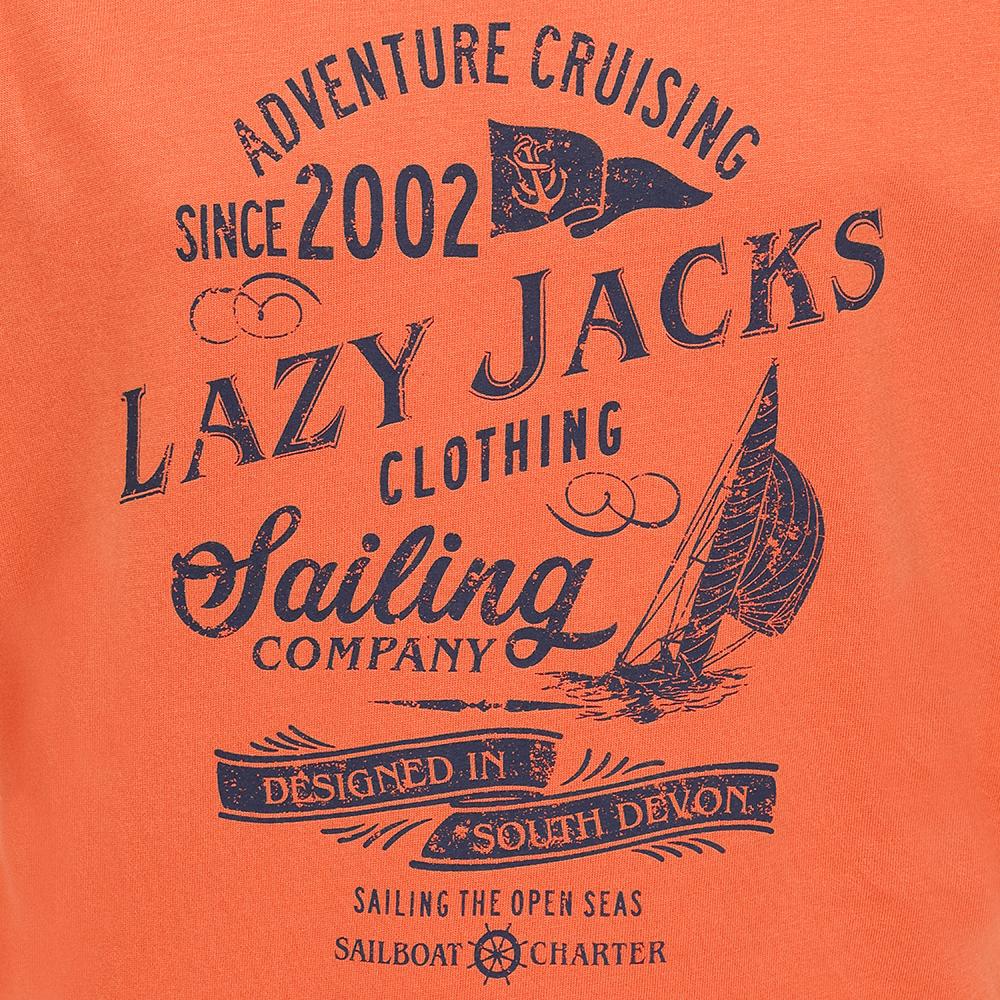 LJ15C - Boys Printed T-Shirt - Orange