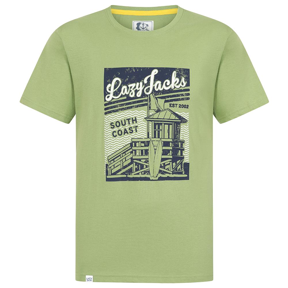LJ15 - Printed T-Shirt - Lime