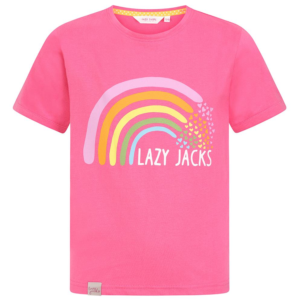 LJ208C - Girls Printed Top - Sorbet