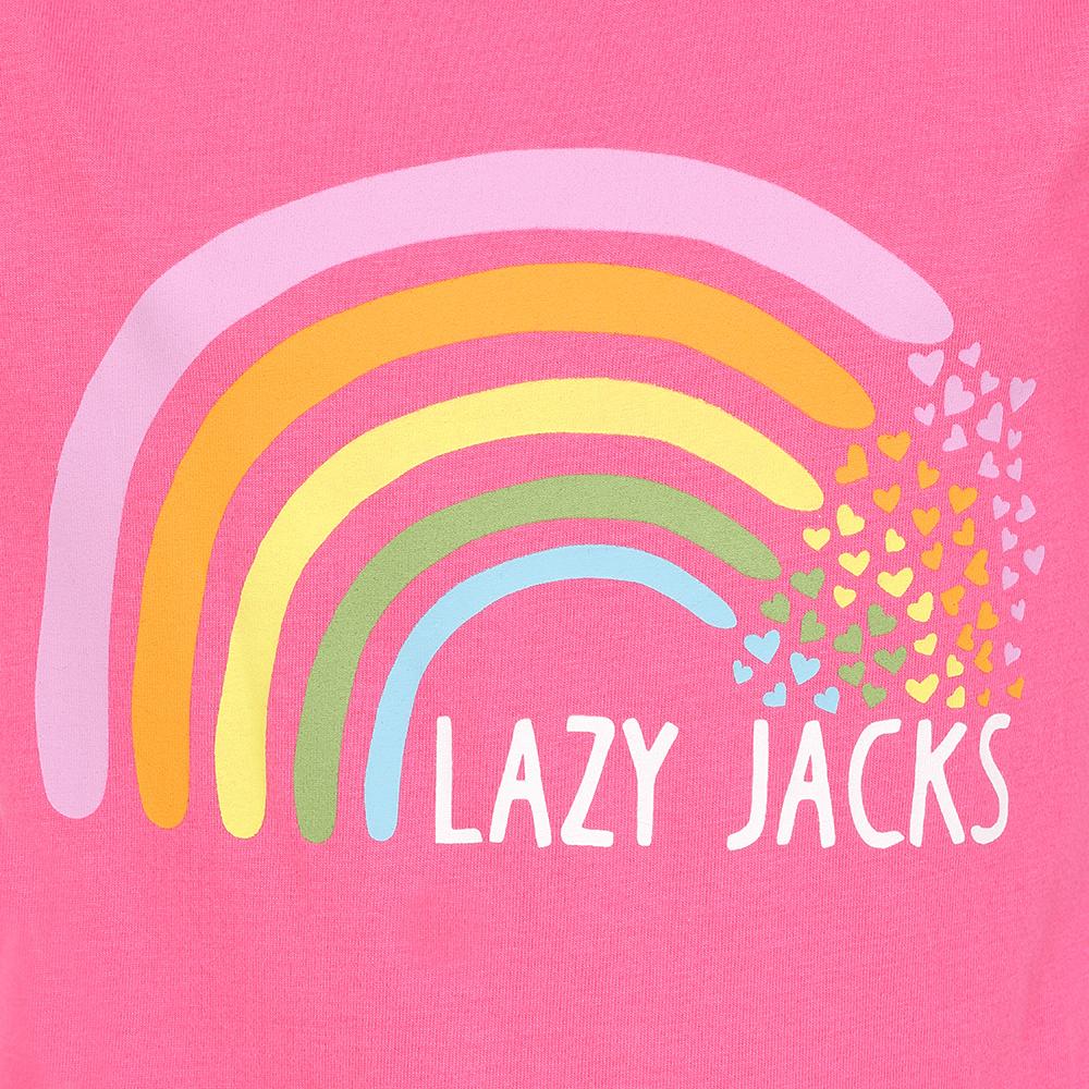 LJ208C - Girls Printed Top - Sorbet