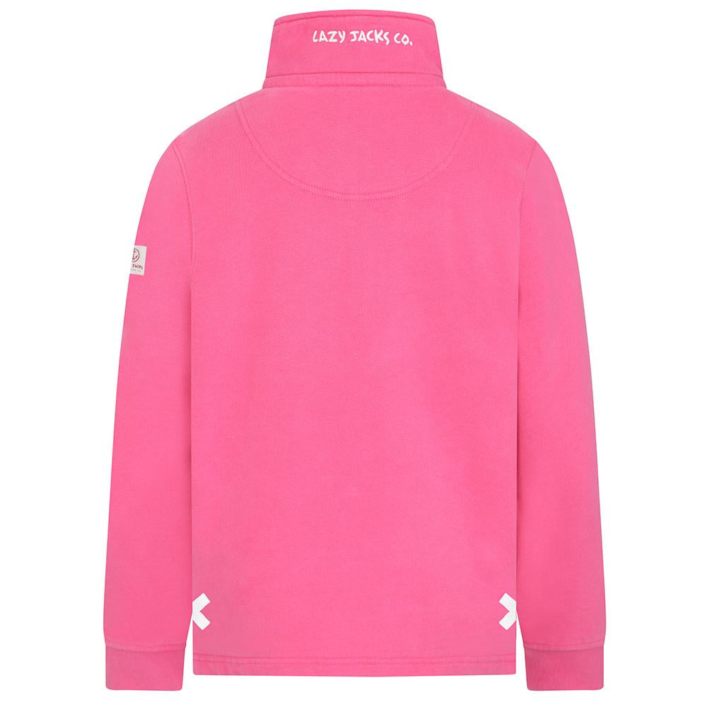 LJ3C - Girl's 1/4 Zip - Sorbet