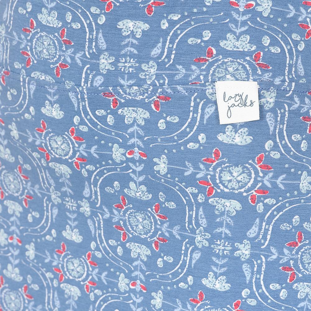 LJ41 - Printed Jersey Skirt - Tile
