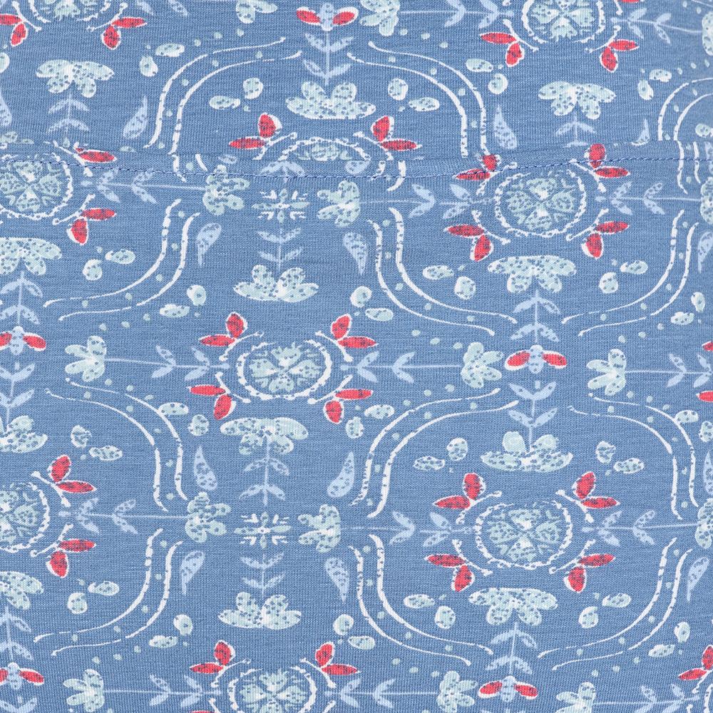LJ41 - Printed Jersey Skirt - Tile
